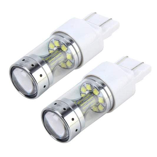2 PCS 7443 60W Car Auto Brake Light with 12 XB-D Lamps, DC 12V(White Light) - Brake Lights by buy2fix | Online Shopping UK | buy2fix