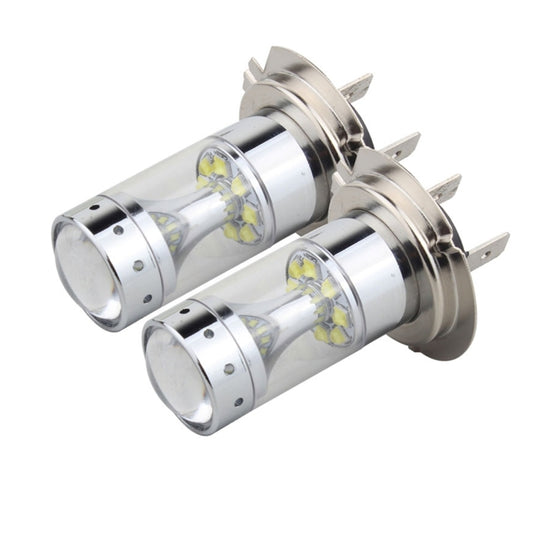 2 PCS H7 60W 1200 LM 6000K Car Fog Lights with 12 XB-D LED Lamps, DC 12V (White Light) - Fog / Driving Lights by buy2fix | Online Shopping UK | buy2fix