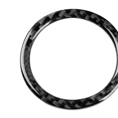 Car Carbon Fiber Air Outlet Ring + Intermediate Air Outlet + Side Air Outlet Panel Decorative Sticker for Mercedes-Benz W204 2007-2010 by buy2fix