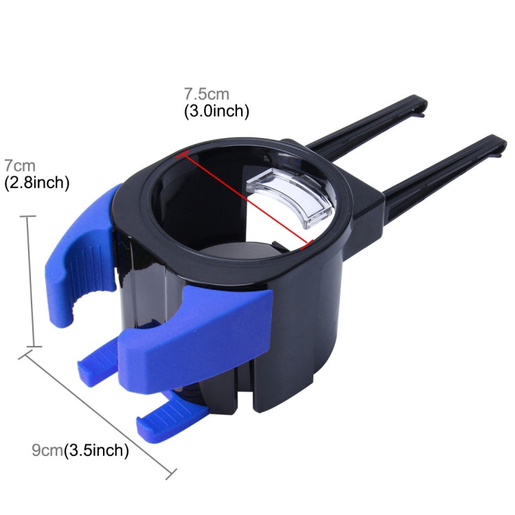 SHUNWEI SD-1027 Car Auto Multi-functional ABS Air Vent Drink Holder Bottle Cup Holder Phone Holder Mobile Mount (Blue) - Car Drink Holders by SHUNWEI | Online Shopping UK | buy2fix