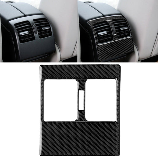 Car Carbon Fiber Rear Air Outlet Panel Decorative Sticker for Mercedes-Benz W204 2007-2013 by buy2fix