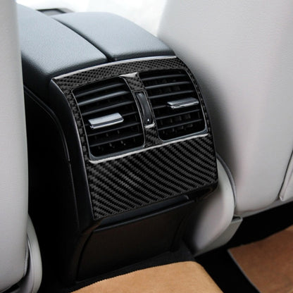 Car Carbon Fiber Rear Air Outlet Panel Decorative Sticker for Mercedes-Benz W204 2007-2013 by buy2fix