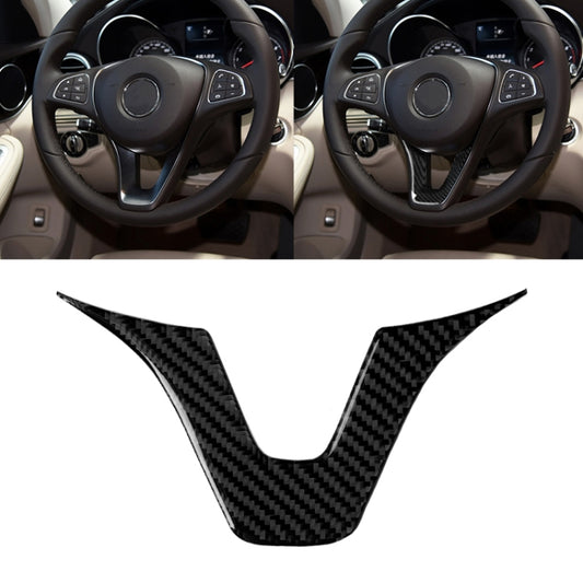 Car Carbon Fiber Steering Wheel Decorative Sticker for Mercedes-Benz by buy2fix