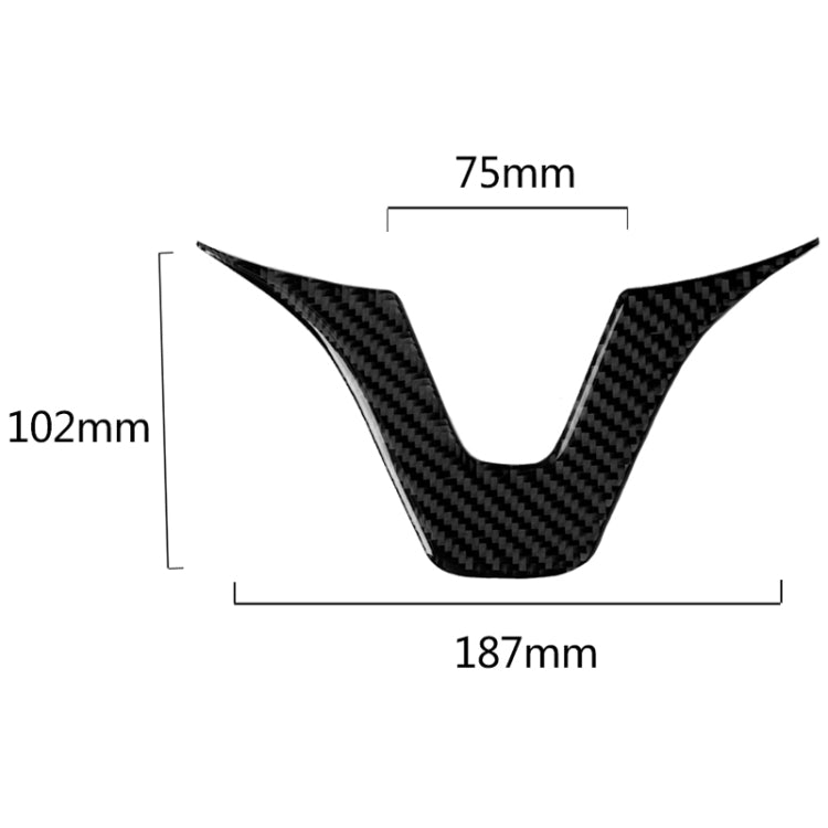 Car Carbon Fiber Steering Wheel Decorative Sticker for Mercedes-Benz by buy2fix