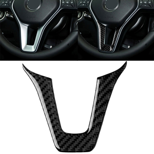 Car Carbon Fiber Steering Wheel Decorative Sticker for Mercedes-Benz by buy2fix