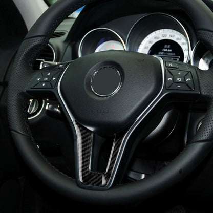 Car Carbon Fiber Steering Wheel Decorative Sticker for Mercedes-Benz by buy2fix