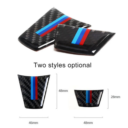Car Carbon Fiber Steering Wheel Decorative Sticker for BMW E90 / E92 by buy2fix