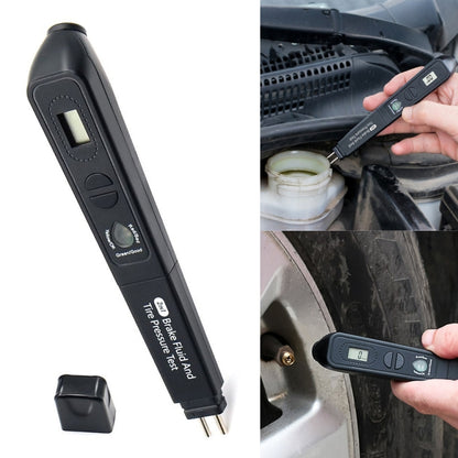 Car 2 in 1 Diagnostic Tool Brake Fluid Liquid Tire Pressure Tester - Electronic Test by buy2fix | Online Shopping UK | buy2fix