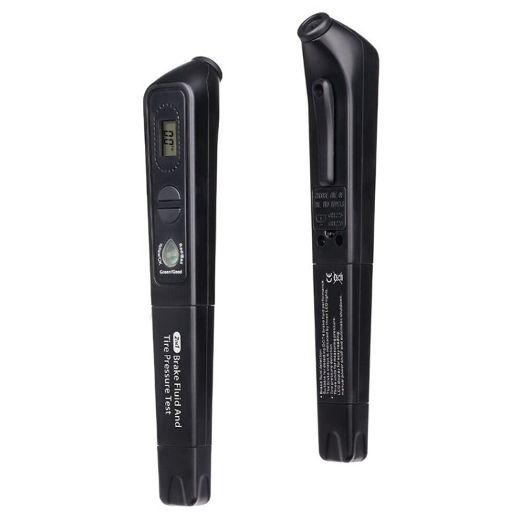 Car 2 in 1 Diagnostic Tool Brake Fluid Liquid Tire Pressure Tester - Electronic Test by buy2fix | Online Shopping UK | buy2fix