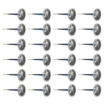 24 PCS 6mm Mushroom Nail-tyre Film Tyre Cold Patch Film Rubber Tire Repair Kit by buy2fix