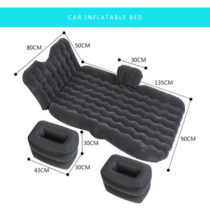 Universal Car Travel Inflatable Mattress Air Bed Camping Back Seat Couch, Size: 90 x 135cm(Black) by buy2fix