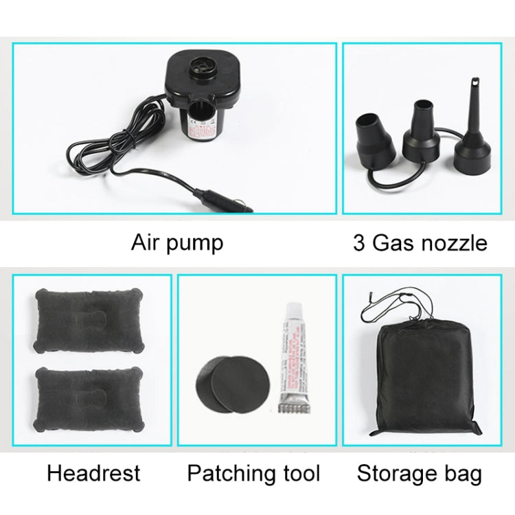 Universal Car Travel Inflatable Mattress Air Bed Camping Back Seat Couch, Size: 90 x 135cm(Black) by buy2fix