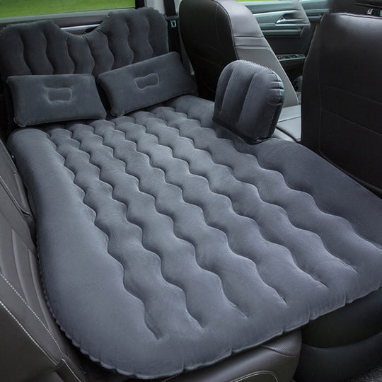Universal Car Travel Inflatable Mattress Air Bed Camping Back Seat Couch, Size: 90 x 135cm(Black)