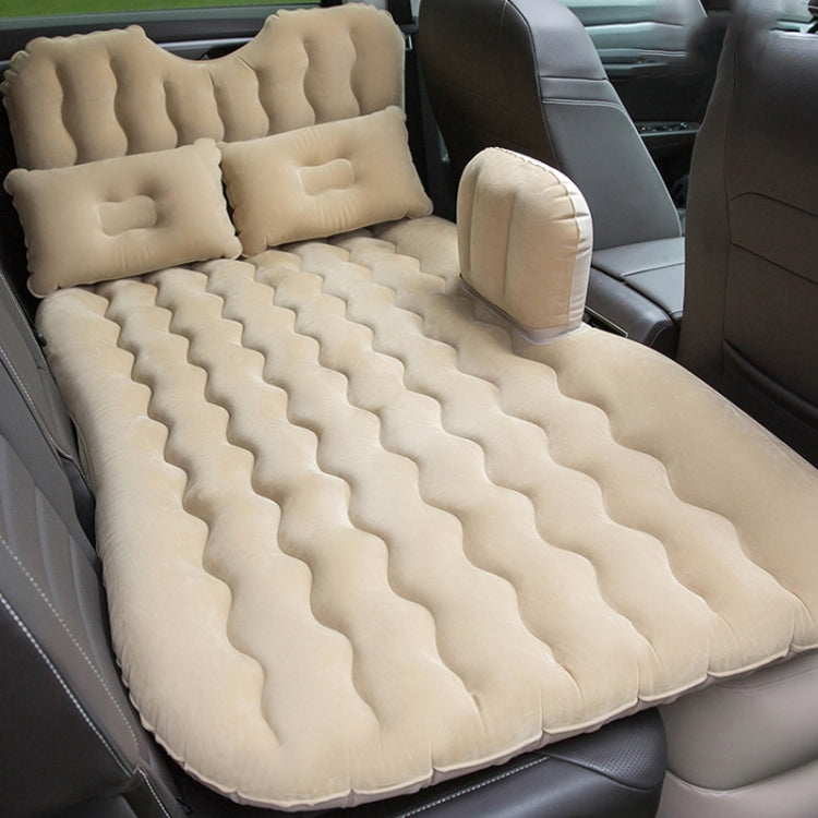 Universal Car Travel Inflatable Mattress Air Bed Camping Back Seat Couch, Size: 90 x 135cm(Beige) by buy2fix