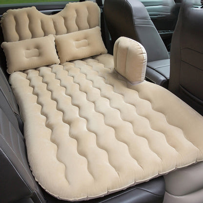 Universal Car Travel Inflatable Mattress Air Bed Camping Back Seat Couch, Size: 90 x 135cm(Beige) by buy2fix