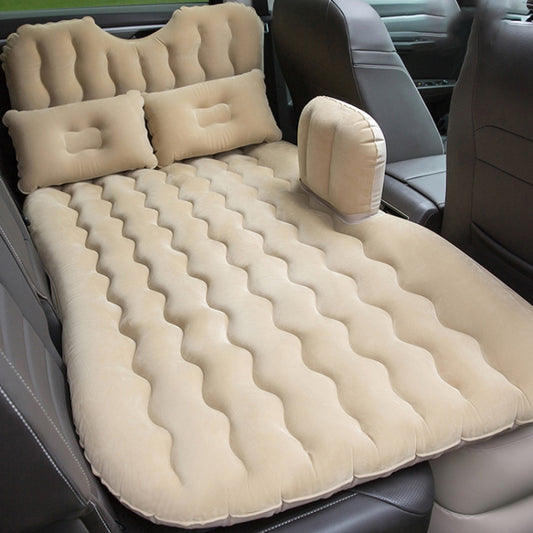 Universal Car Travel Inflatable Mattress Air Bed Camping Back Seat Couch, Size: 90 x 135cm(Beige) by buy2fix