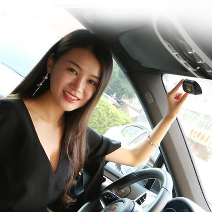 Universal Car Wireless Solar Energy TPMS Tire Pressure Alarm System External Tire Monitor - Tire Pressure Gauges by buy2fix | Online Shopping UK | buy2fix