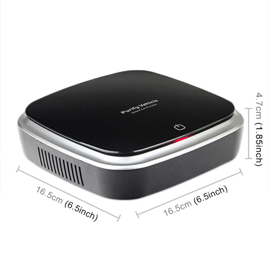 XJ-002 Car / Household Smart Touch Control Air Purifier Negative Ions Air Cleaner(Black) - Air Purifier by buy2fix | Online Shopping UK | buy2fix