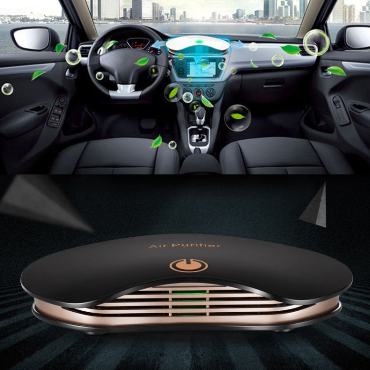 BL-001 Car / Household Smart Touch Control Air Purifier Negative Ions Air Cleaner(Black) - Air Purifier by buy2fix | Online Shopping UK | buy2fix