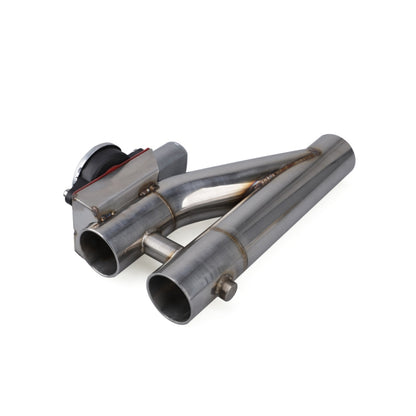 CNSPEED Y Shape 2 In 1 Car Remote Control Electric Exhaust Valve Pipe, Size: 2.5 inch - Exhaust Pipes by buy2fix | Online Shopping UK | buy2fix