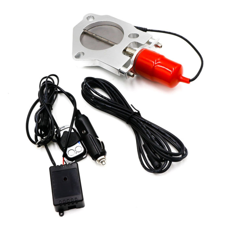 Stainless Steel Car Remote Control Electric Exhaust Valve Pipe Set, Size: 3 inch by buy2fix