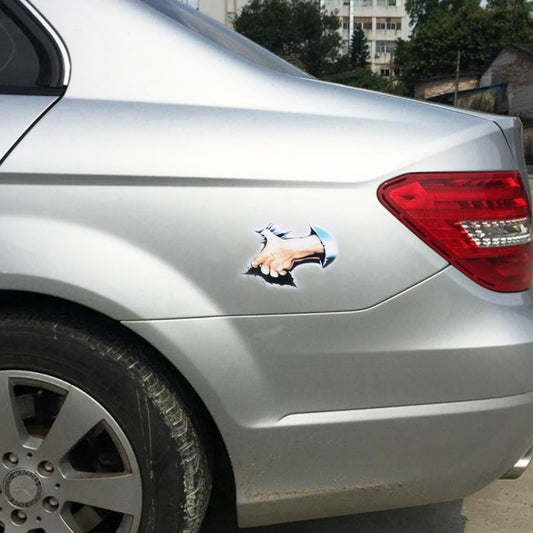 3D Characteristic Digital Simulation Car Paper Sticker - Decorative Sticker by buy2fix | Online Shopping UK | buy2fix