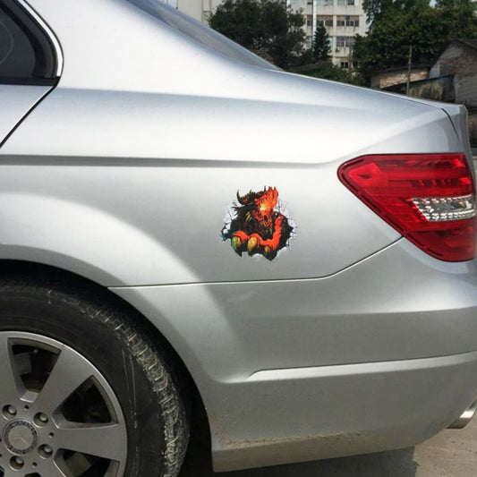 Exaggerated Effection 3D Characteristic Digital Simulation Car Paper Sticker - Decorative Sticker by buy2fix | Online Shopping UK | buy2fix