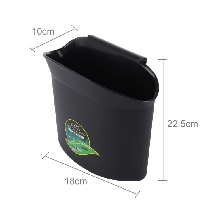 2.0L LW-1795 Universal Open Car Trash Bin with Hanger Clip by buy2fix