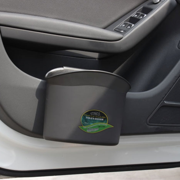 2.0L LW-1795 Universal Open Car Trash Bin with Hanger Clip by buy2fix