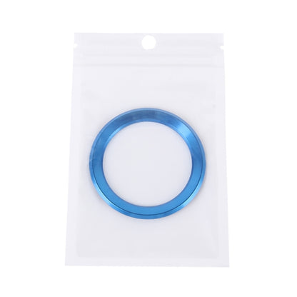 Aluminium Alloy Steering Wheel Decoration Ring Cover Sticker for BMW(Blue) by buy2fix
