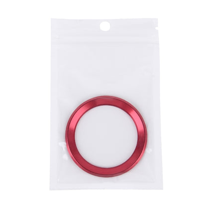 Aluminium Alloy Steering Wheel Decoration Ring Cover Sticker for BMW(Red) by buy2fix
