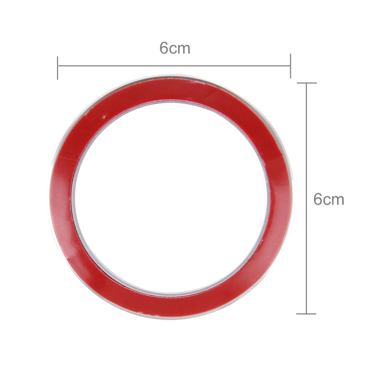 Aluminium Alloy Steering Wheel Decoration Ring Cover Sticker for BMW(Silver) by buy2fix