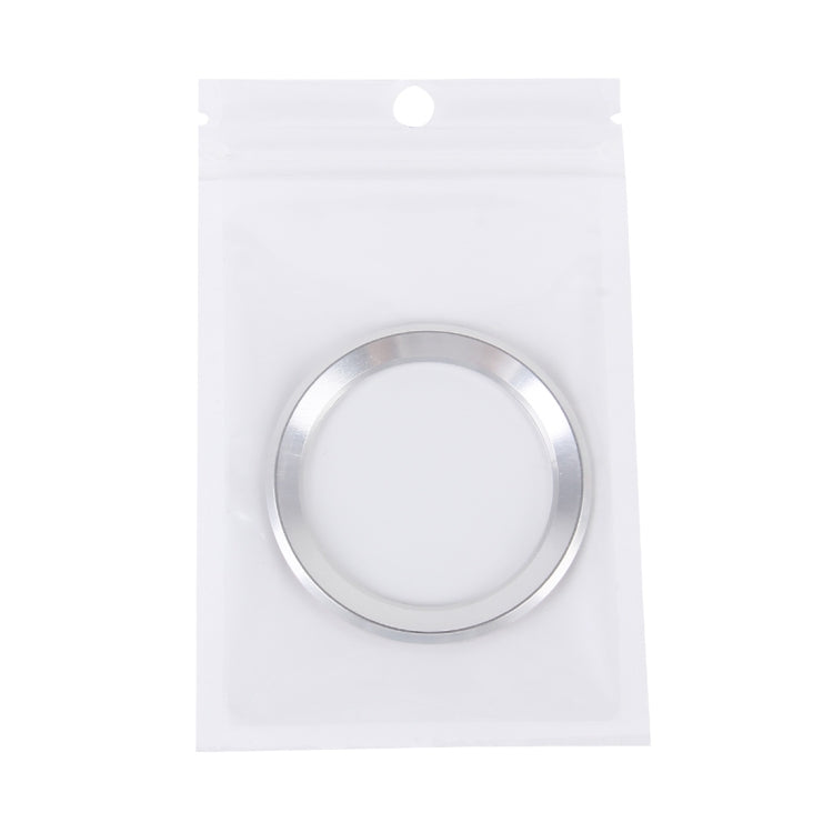 Aluminium Alloy Steering Wheel Decoration Ring Cover Sticker for BMW(Silver) by buy2fix