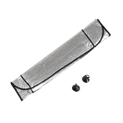 General Purpose Epe Car Sun Visor Before The File, Size: 140cm x 70cm(Silver) by buy2fix
