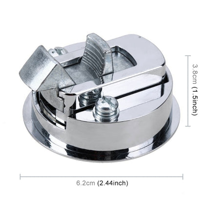 RV / Yacht / Washroom Door Catch Latch Release Cupboard Door Stop Drawer Cabinet Locker, with Key(Silver) - Locks & Hasps by buy2fix | Online Shopping UK | buy2fix