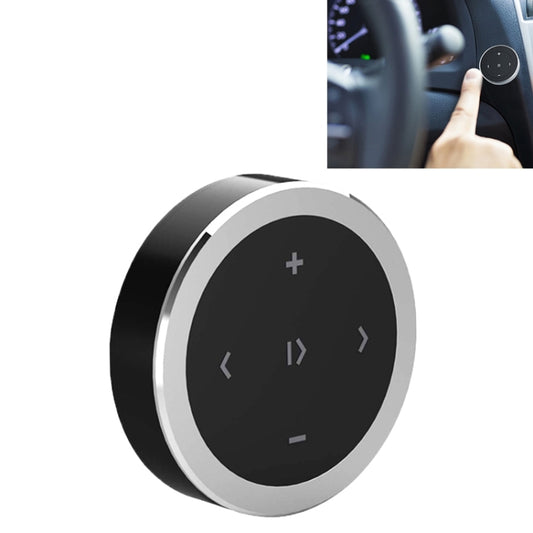 Car Wireless Bluetooth Controller Mobile Phone Multimedia Multi-functional Steering Wheel Remote Controller(Silver) - Bluetooth Car Kits by buy2fix | Online Shopping UK | buy2fix
