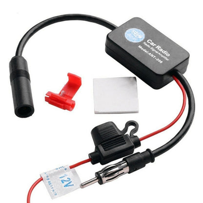 Universal 12V Radio FM Antenna Signal Amp Amplifier Booster for Marine Car Vehicle Boat 330mm FM Amplifier - Car Amplifiers by buy2fix | Online Shopping UK | buy2fix