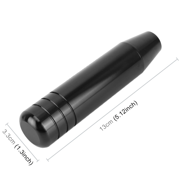 Universal Long Strip Shape Car Gear Shift Knob Modified Shifter Lever Knob, Length: 13cm(Black) by buy2fix