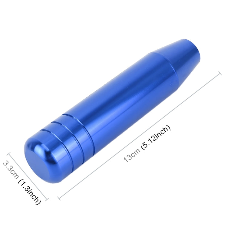 Universal Long Strip Shape Car Gear Shift Knob Modified Shifter Lever Knob, Length: 13cm(Blue) by buy2fix