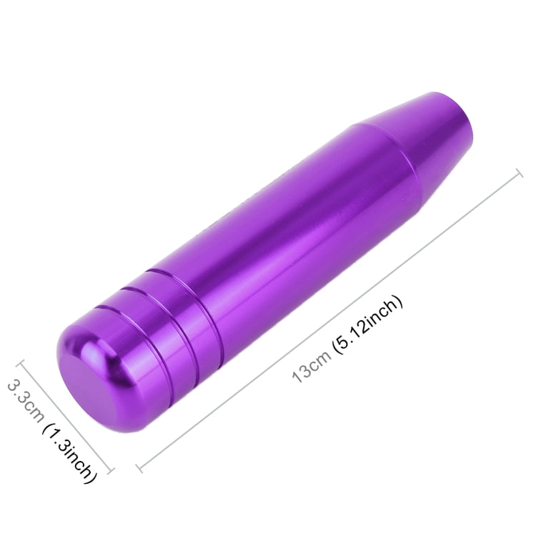 Universal Long Strip Shape Car Gear Shift Knob Modified Shifter Lever Knob, Length: 13cm(Purple) by buy2fix