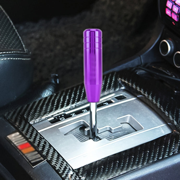 Universal Long Strip Shape Car Gear Shift Knob Modified Shifter Lever Knob, Length: 13cm(Purple) by buy2fix