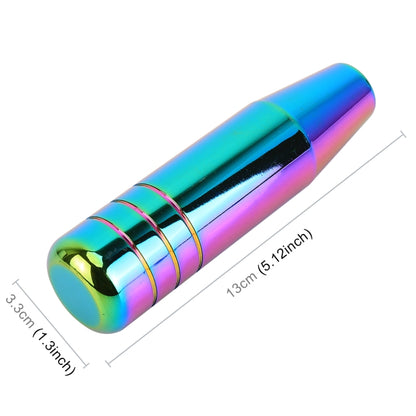 Universal Colorful Long Strip Shape Car Gear Shift Knob Modified Shifter Lever Knob, Length: 13cm by buy2fix