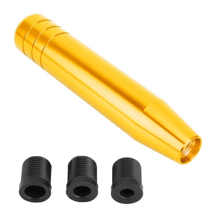 Universal Long Strip Shape Car Gear Shift Knob Modified Shifter Lever Knob, Length: 18cm(Gold) by buy2fix