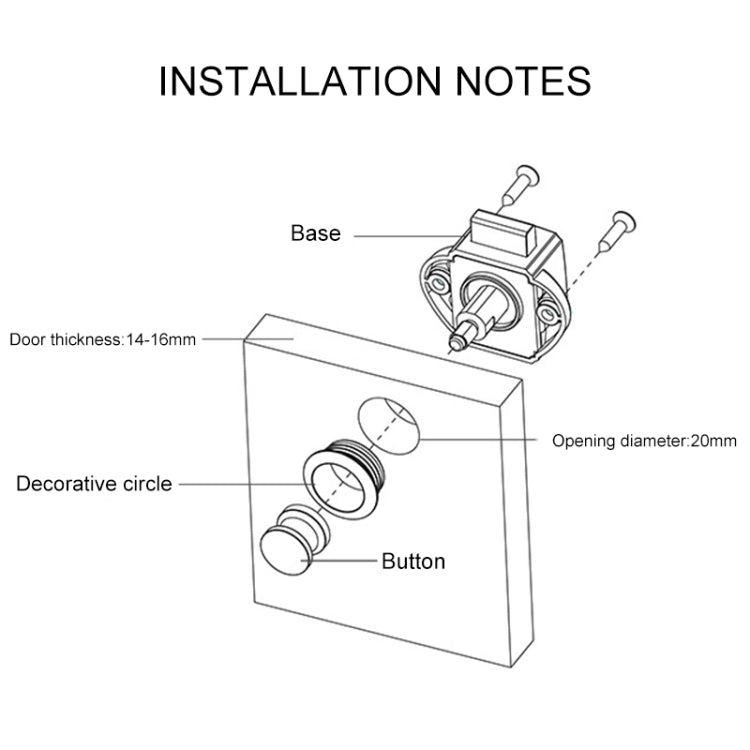 Press Type Drawer Cabinet Catch Latch Release Cupboard Door Stop Drawer Cabinet Locker for RV / Yacht / Furniture(Nickel) - Locks & Hasps by buy2fix | Online Shopping UK | buy2fix