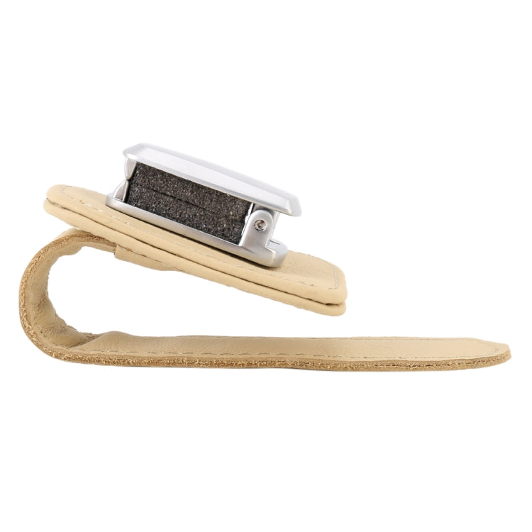 Car Multi-functional Sunglasses Clip Holder(Beige) by buy2fix