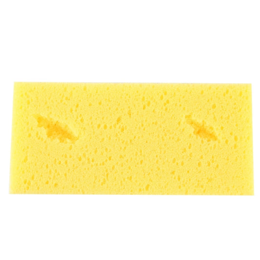 Car Care Wear-resistant Brown Soft Sponge Car Wash Cleaning Pad(Yellow) - Car washing supplies by buy2fix | Online Shopping UK | buy2fix