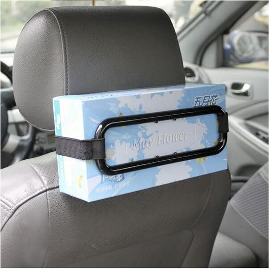 YQ-098 Vehicle Car Hanging Tissue Box Holder,Black by buy2fix