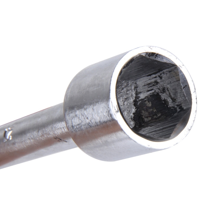 Compact Universal Tire Iron Lug Wrench with 17mm 19mm 21mm 23mm Socket Adapters by buy2fix