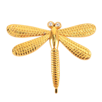 Dragonfly Shape Car Metal Body Decorative Sticker (Gold) by buy2fix