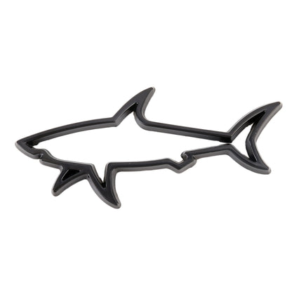 Shark Shape Car Metal Body Decorative Sticker by buy2fix